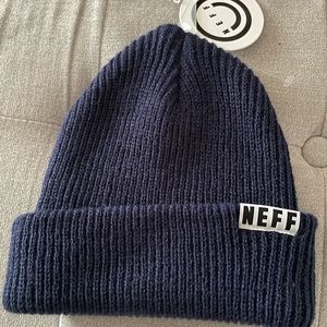 NEFF navy beanie